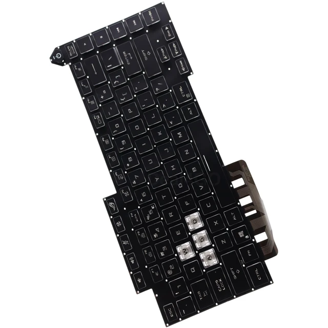 Alt view image 3 of 5 - Deal4GO Backlit Keyboard Replacement for ASUS G513 G533 G513QM G513QR G513QE G513RC G533ZW G533ZM G533QS G513IC-EB73 G513IE-PH74