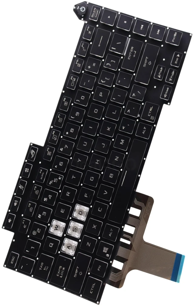 Main image of Deal4GO Backlit Keyboard Replacement for ASUS G513 G533 G513QM G513QR G513QE G513RC G533ZW G533ZM G533QS G513IC-EB73 G513IE-PH74