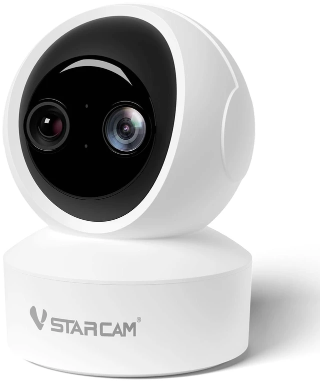 Main image of VSTARCAM Dual Lens Indoor Security Camera, 2K QHD with 10X Zomm, 360 Pan-Tilt 2.4GHz with Color Night Vision, Motion Detection, Real-time Alerts, 2-Way Audio, Cloud & SD Card Storage(up to 256GB)