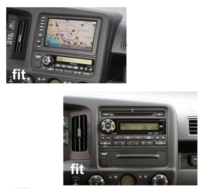 Alt view image 2 of 5 - 10.1" HD Car Stereo for Honda Ridgeline 2006-2014 Touch Screen Double Din Compatible Apple Carplay Wireless Android Auto with GPS Navigation, Voice Control, Mirror Link, Bluetooth