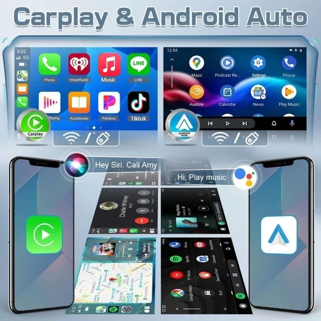 Alt view image 3 of 5 - 10.1" HD Car Stereo for Honda Ridgeline 2006-2014 Touch Screen Double Din Compatible Apple Carplay Wireless Android Auto with GPS Navigation, Voice Control, Mirror Link, Bluetooth