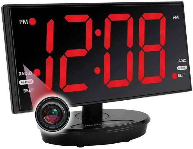 Main image of Kawtco 1080p WiFi Smart Clock Radio - Custom Made Video-Only Home Security Camera with 128GB Built-in Storage, Low Light Sensor, and HomeEye App (No Audio)