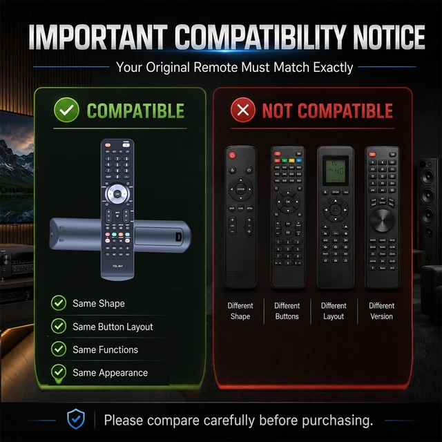Alt view image 5 of 5 - Replacement Remote Control for Onkyo 6 Disc CD Changer DXC390, DX-C390-B