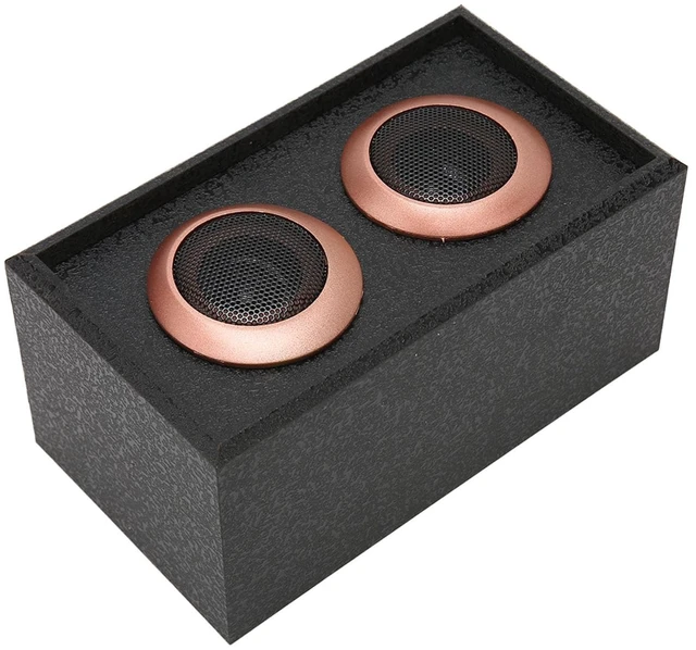 Main image of Phefop Wooden Tweeter Speaker, HiFi Loseless Sound, Dynamic 35W 6 for Music Lovers (Black)