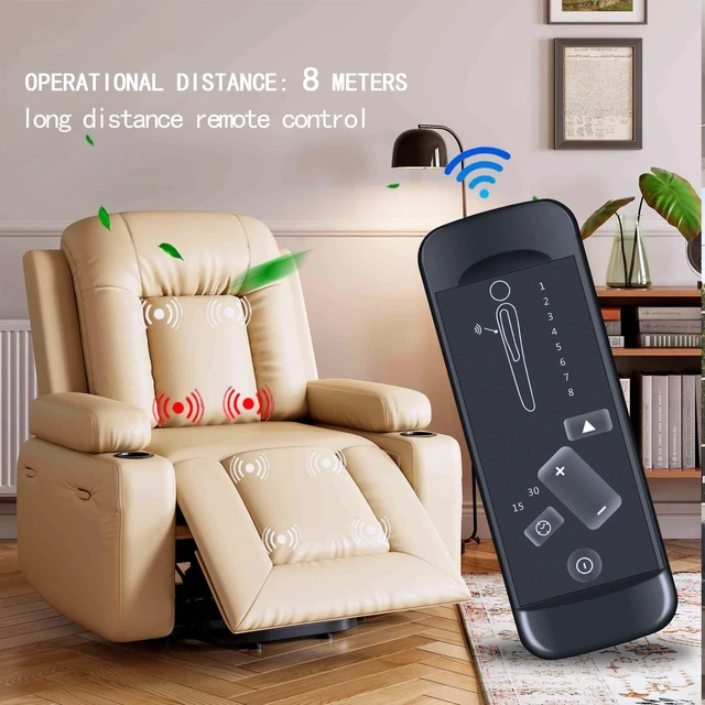 Alt view image 5 of 5 - 3 pin Remote Control for BestMassage AC207,Furniwell Massage Recliner Chair