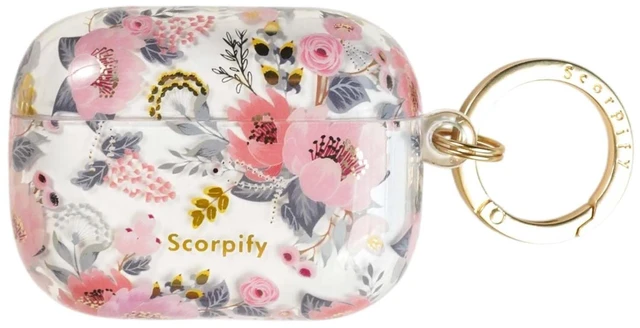 Main image of SCORPIFY for AirPods Pro 3 Case (3rd Generation, 2025) with Keychain, Compatible with Apple AirPod Pro 3, Cute Protective Hard Shell Cover, Wireless Charging Earbuds Case for Women -