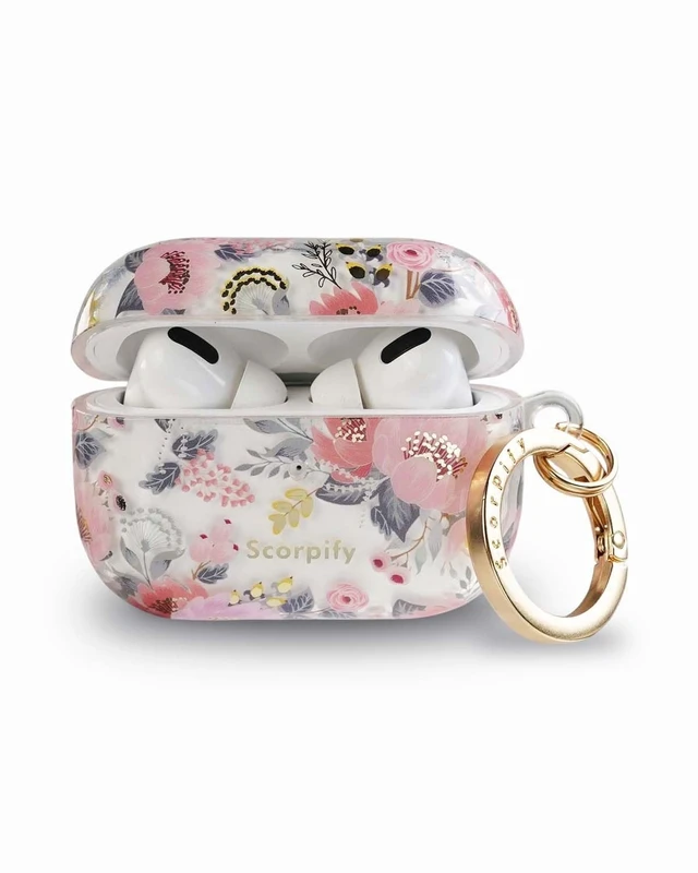 Alt view image 2 of 5 - SCORPIFY for AirPods Pro 3 Case (3rd Generation, 2025) with Keychain, Compatible with Apple AirPod Pro 3, Cute Protective Hard Shell Cover, Wireless Charging Earbuds Case for Women -