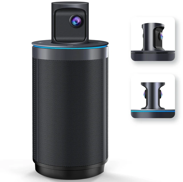 Main image of KanDao Meeting 360 Video Conference Camera, 8K Captured 1080P 360 Degree Meeting Room Camera, 8*Mics, 20W Speaker, Smart Tracking Zooming