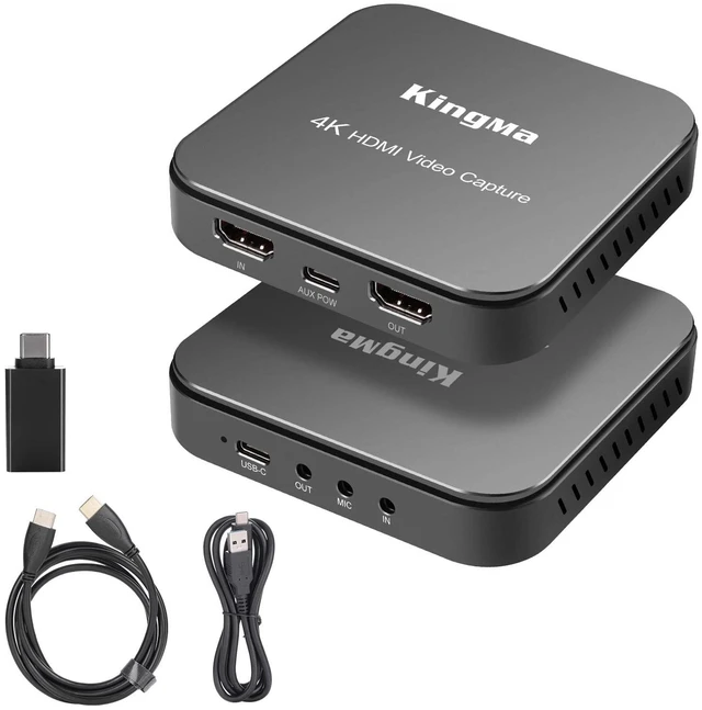 Main image of King Ma Capture Card for Game, 4K HDMI to USB 3.0 Audio Capture Card Device HD Video Capture Card Work with Nintendo Switch PS4 PS5 Xbox Series for TikTok Live Streaming Video Recording