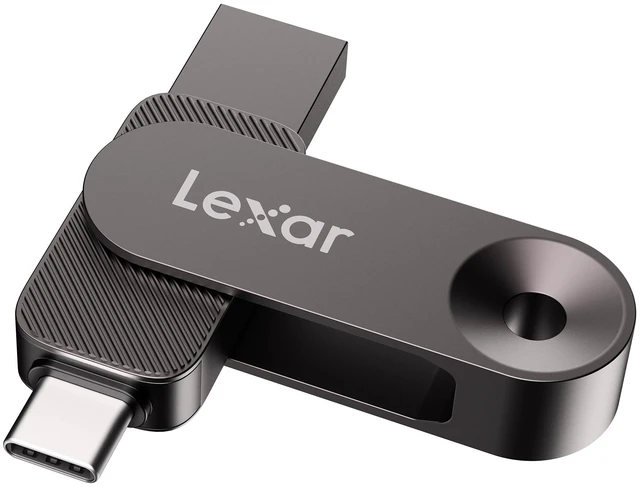 Main image of Lexar 1TB Dual Drive D500 External SSD, 390MB/s Read, USB-C/A, USB 3.2