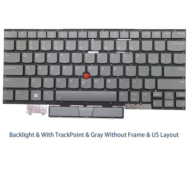 Alt view image 2 of 5 - Laptop Keyboard Replacement for Lenovo Thinkpad X1 Yoga 7th 2022 8th 2023