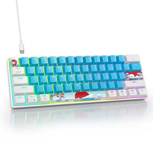 Main image of Vumilstek 60% Mechanical Keyboard Wired Linear Red Switch RGB Backlight