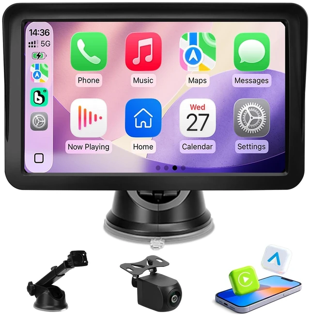 Main image of Screen for Car, 9 inch (Black)