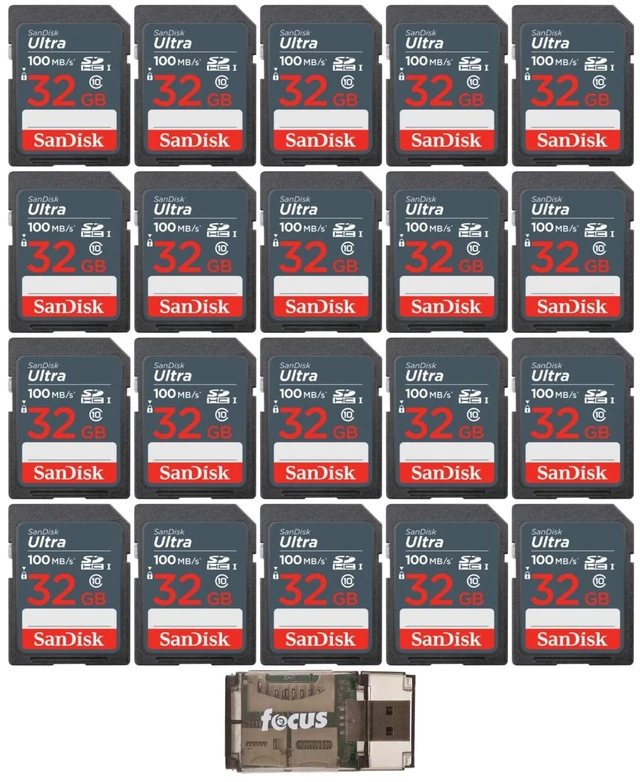 Main image of SanDisk 32GB SDHC Memory Card Bundle