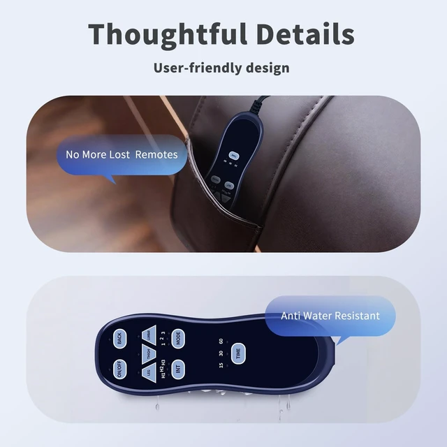 Alt view image 5 of 5 - Snrigw Replacement Remote Control for Amazingooh Flamaker 6-Pin Rocking Recliner Power Lift Chairs with 15min/30min/60min Timer