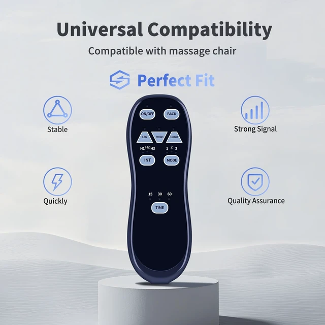 Alt view image 3 of 5 - Snrigw Replacement Remote Control for Amazingooh Flamaker 6-Pin Rocking Recliner Power Lift Chairs with 15min/30min/60min Timer