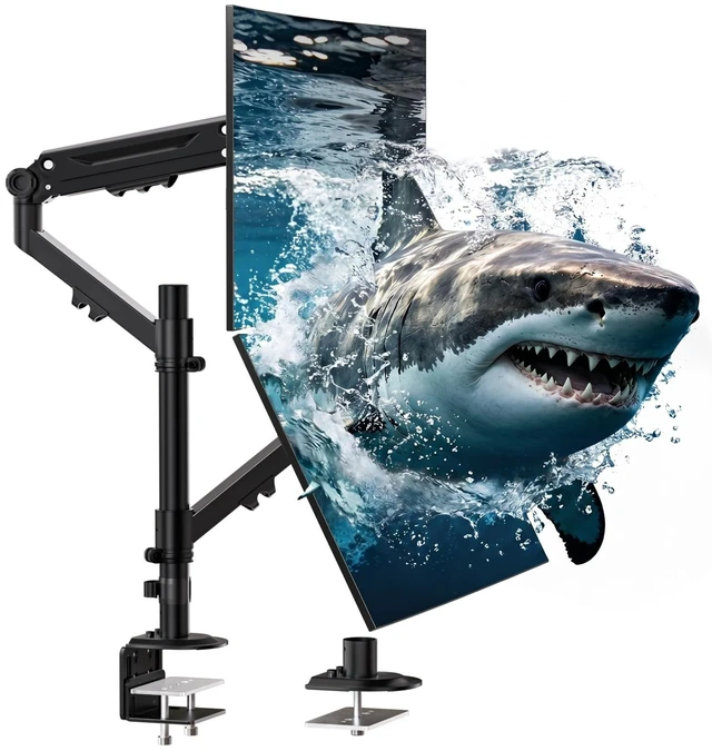 Main image of WALI Vertical Dual Monitor Mount for 13-40 inch Screens, up to 26.4 lbs