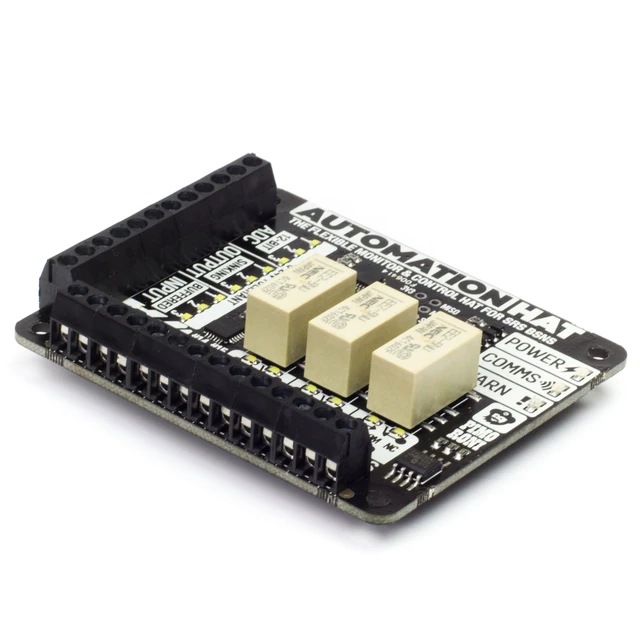 Alt view image 3 of 3 - Pimoroni Automation Hat for 40-Pin Raspberry Pi - PIM213