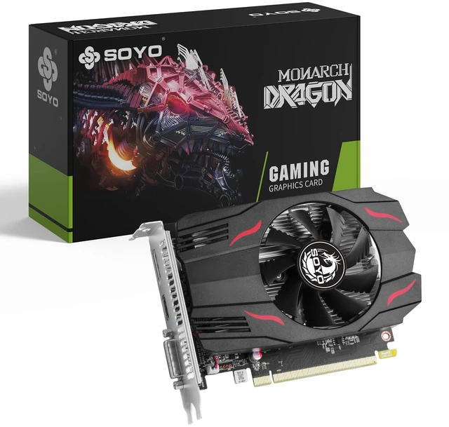Main image of SOYO AMD Radeon RX 550 4G GDDR5 Gaming Graphics Card,HDMI/DP/DVI Port