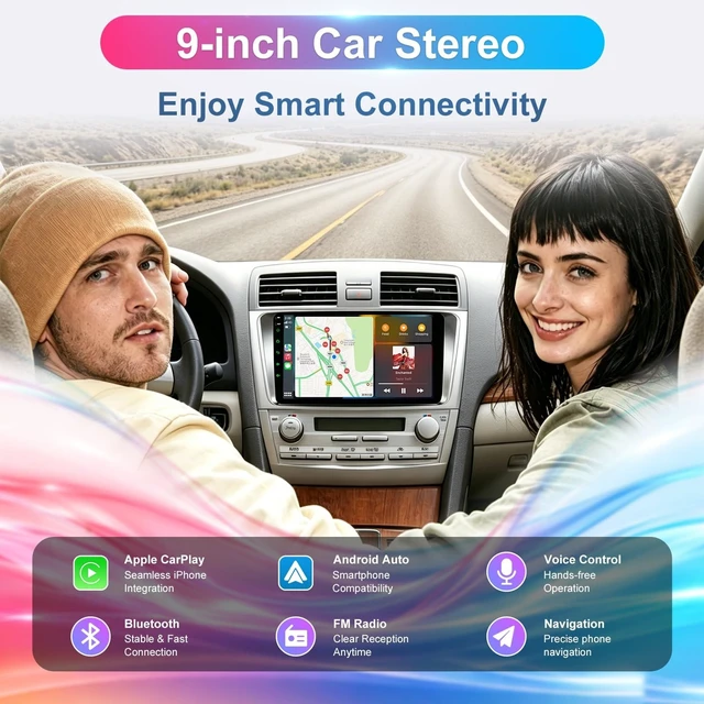 Alt view image 4 of 5 - Car Radio Stereo for Toyota Camry 2007 2008 2009 2010 2011(Not Fit JBL)