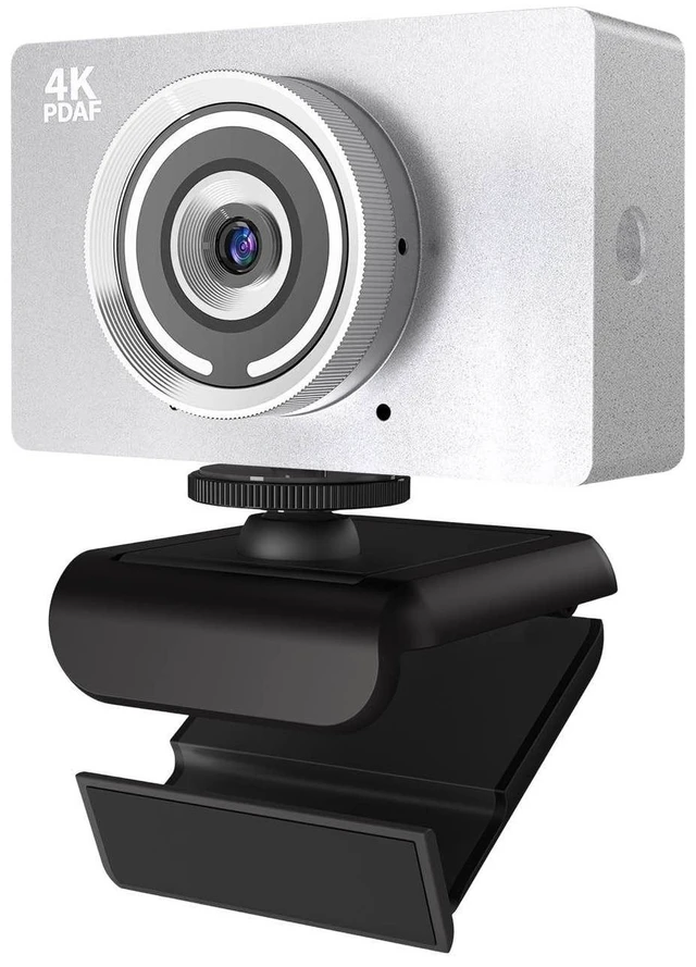 Main image of AEICIK 4K UHD Webcam with Autofocus, Microphone, 90 FOV, Phantom Gray