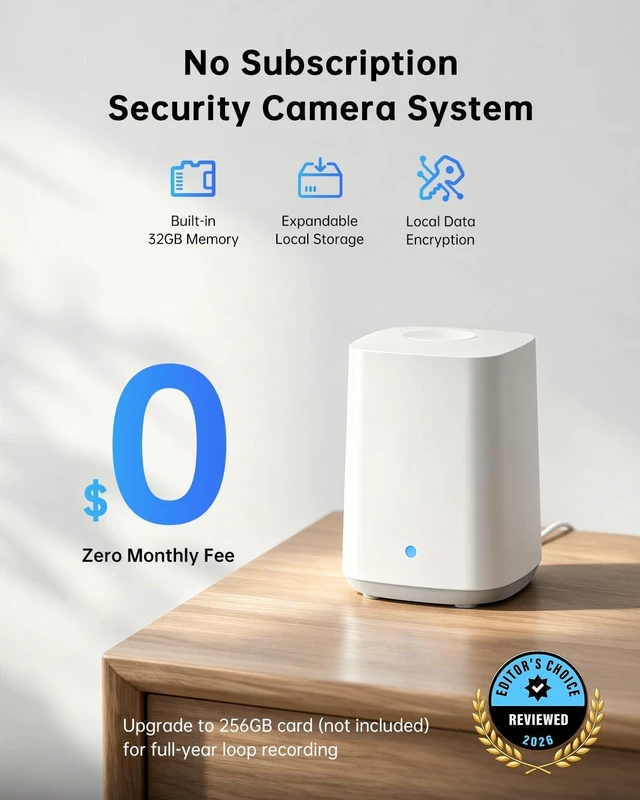 Alt view image 2 of 5 - ELYSOO 4K Solar Security Cameras Wireless Outdoor Home System, 4-Cam Kit
