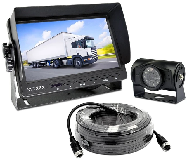 Main image of Backup Camera System with 7 inch Definition Display + IP69 Waterproof and Night Vision Reverse Camera for Truck, Trailer, RV, Motorhome etc.