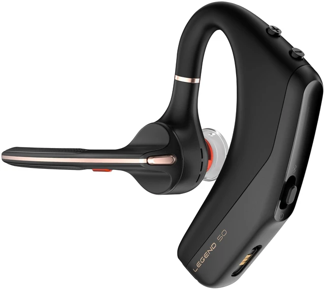 Main image of Poly Voyager Legend 50 - Bluetooth Headset - Wireless Headset with Mic - Four Noise-Canceling Mics, AI Noise Block & WindSmart Technology - Connectivity & Smart Call Controls - All-Day Comfort