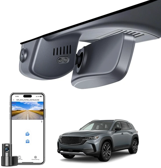 Main image of mangoal 4K Front & 2K Rear 2 Channel HDR Dash Cam, Dual STARVIS 2 IMX678 IMX675, Custom Fit for Mazda CX-50 2025 2026(Model B), 5GHz WiFi, GPS, 128GB Card