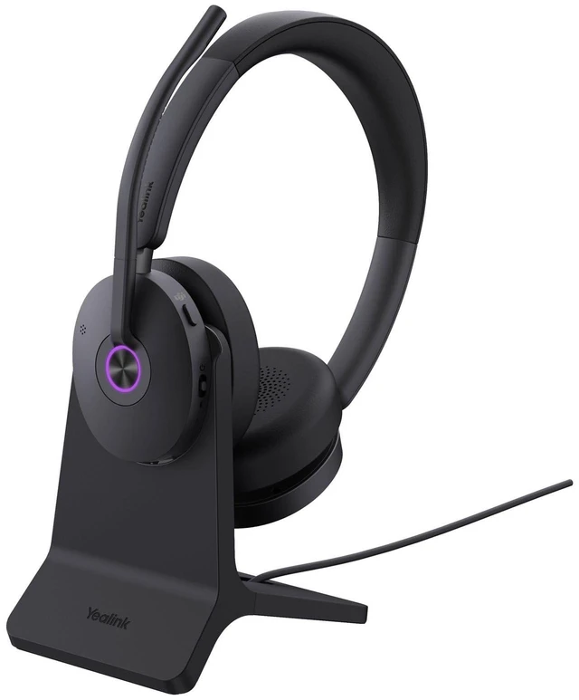 Main image of Yealink BH74 Wireless Bluetooth Headset with Dual USB-C/A Connectivity & Charging Stand - Certified for Team