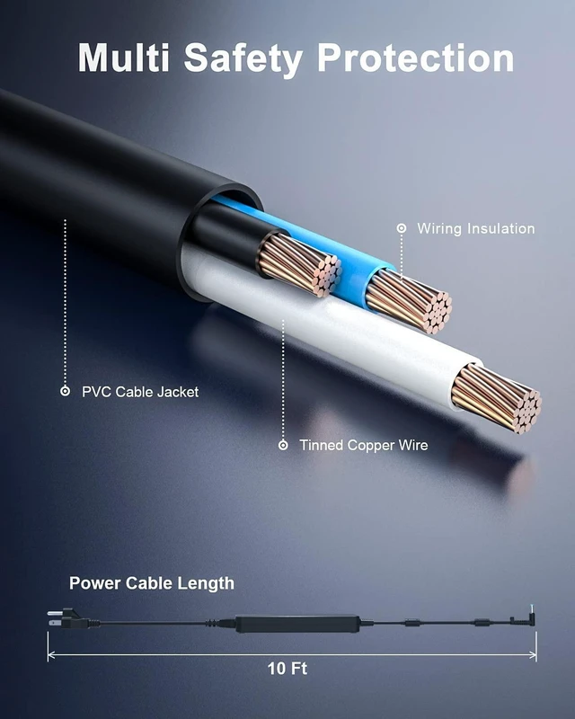 Alt view image 4 of 5 - 200W AC Charger Fit for HP Zbook Omen Pavilion Gaming 15 17 Envy Victus 16