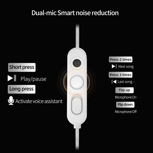 Alt view image 5 of 5 - KZ Vibe X in Ear Monitor Headphone, 2DD IEM Vibration Sync with Bass Audio