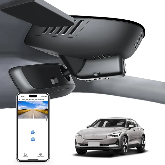 Main image of Mangoal 4K Dash Cam Custom for Volvo Polestar 2, 2021 2022 2023 2024