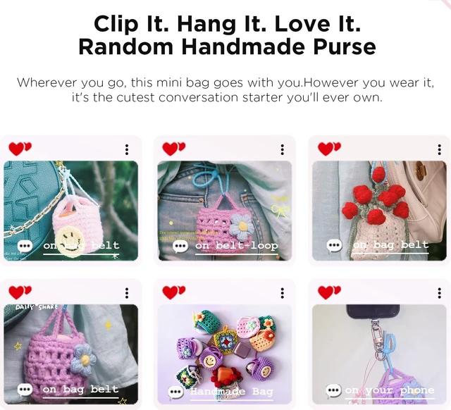 Alt view image 5 of 5 - YUEHEMEI Clip On Open Ear Earbuds, Butterfly Earrings Bracelet Handmade Bag