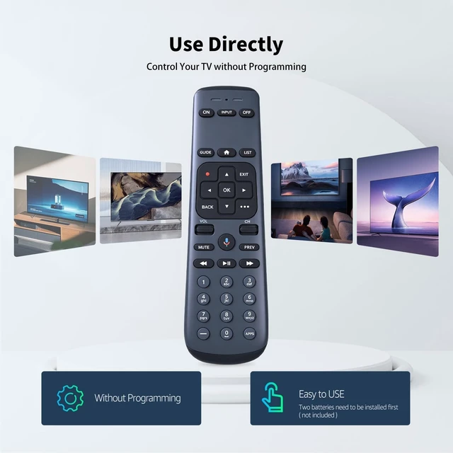 Alt view image 2 of 5 - Snrigw RC82V Replacement Remote for AT&T DirecTV/Osprey MG3-R35602 Box