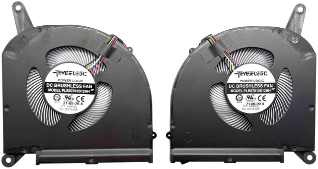 Main image of BestParts CPU+GPU Cooling Fan Replacement for Gigabyte AERO 15 (Intel 9th Gen), for AERO 15S SA / 15S WA/XA / 15 SA/XA, P/N: RP75XA, PLB07010S12HH (Not OLED Version)