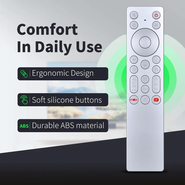 Alt view image 3 of 5 - SJUIF Replacement Remote Control for TCL QM8K Series Smart TVs