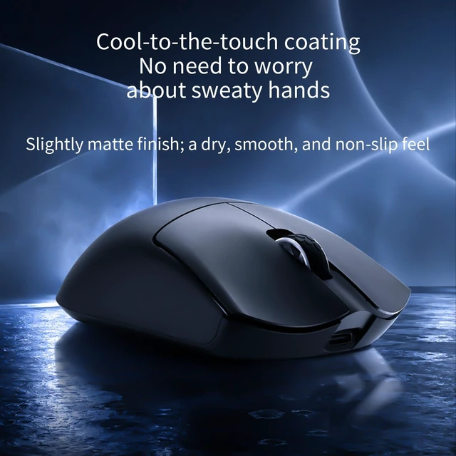 Alt view image 4 of 5 - Darmoshark M3Ultra Wireless Gaming Mouse,Tri-Mode 30K DPI PAW3950 Optical Sensor Lightweight 56g,8K Polling,Programmable Buttons,Computer Mouse for Laptop,PC,Windows(Black)