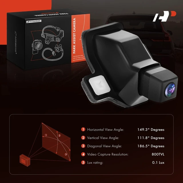 Alt view image 2 of 5 - A-Premium Rear View Backup Camera C.A.P.A. Compliant Compatible with Toyota