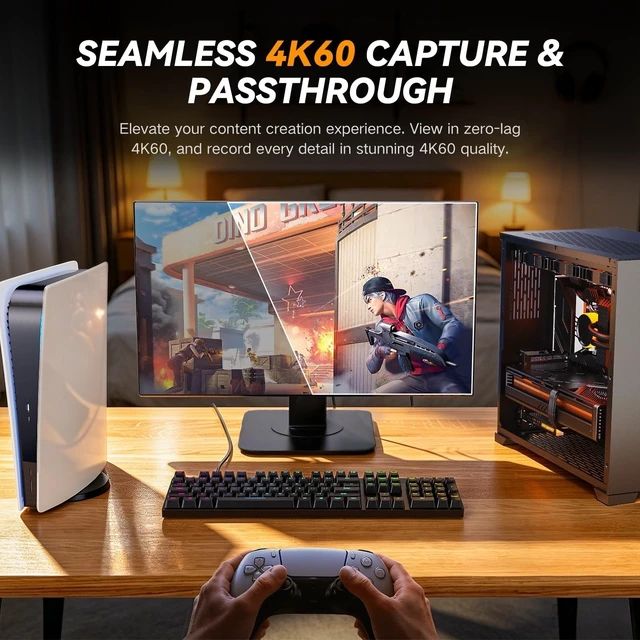 Alt view image 2 of 5 - ezcap334P 4K PCIe Video Capture Card, 4K60 & 1080p240 Capture