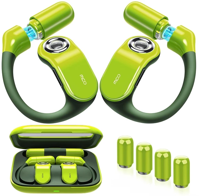 Main image of OJW Open Ear Headphones, Power Without Limits Replaceable Battery Earbuds