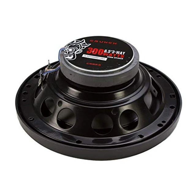 Alt view image 4 of 5 - Crunch CS Series 6.5 Inch 300W 3-Way Coaxial Car Speakers, Pair