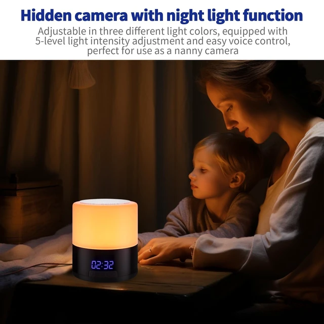 Alt view image 5 of 5 - Chasvon Security Camera Motion Activated Bluetooth Speaker, 270 Viewing Angle, 2.4G /5G Dome Cams with Phone App, Hd 1080P, Wireless WiFi Nanny Cam for Home Offices StoreWhite