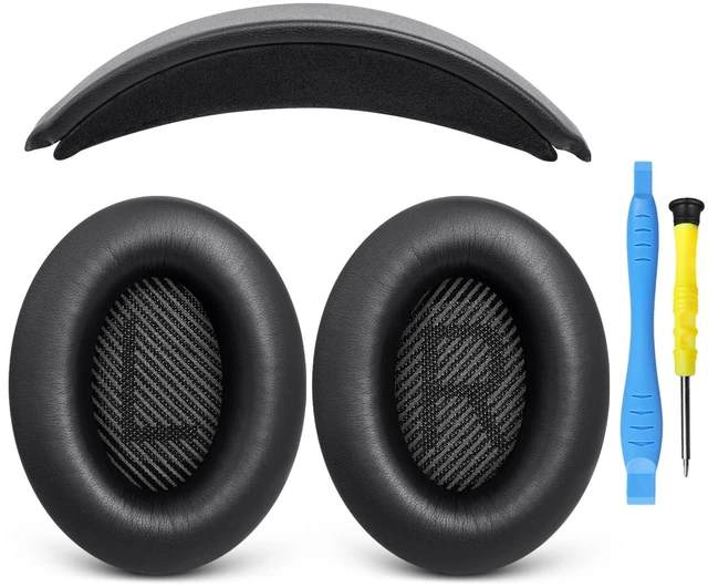 Main image of GEVO Ear Pads & Headband Replacement Kit for Bose QC35/QC35 ii - Black