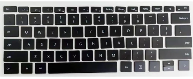 Main image of Laptop US Keyboard Keycap Keys Caps Replacement for Microsoft Surface Laptop 3/4/5/6 13.5'' 15'' 1867 1868 1872 1873 1950 1951 1953 1958 1959 1978 1979 (Black)