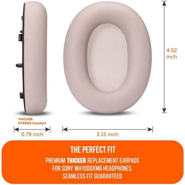 Alt view image 5 of 5 - WC PadZ XM6 - Premium Replacement Earpads for Sony WH-1000XM6