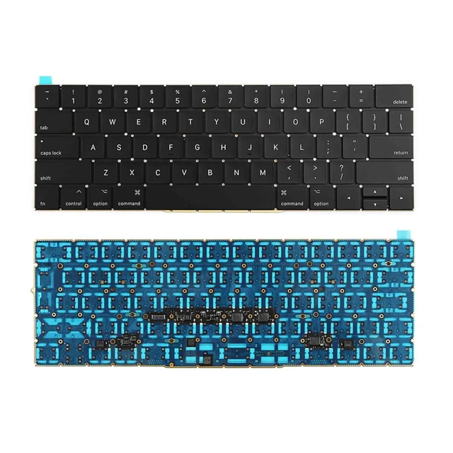 Alt view image 3 of 5 - iPartsleader Replacement Keyboard US English with Backlit for MacBook Pro Retina A1706 (13-inch,2016/2017,Four Thunderbolt 3 Ports) ANSI U.S. Layout Backlight+Keyboard Screws