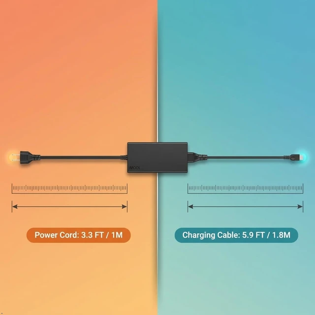 Alt view image 5 of 5 - 100W USB C Charger for Dell Pro 3 5 7 Pro 14 16 Max MC14250 MC16250 MC16255