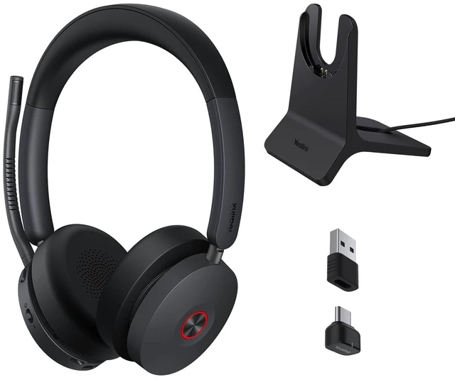 Main image of Yealink BH74 UC ANC Wireless Headset with Mic for Work Zoom Certified USB C