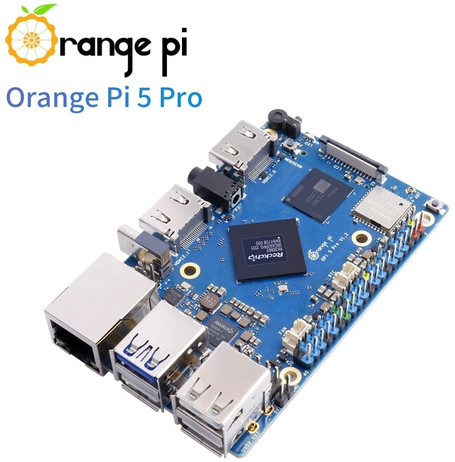 Alt view image 5 of 5 - Orange Pi 5 Pro 8GB LPDDR5 RK3588S 8 Core 64 Bit Single Board Computer, 8K Video Decoding 2.4GHz Frequency WiFi Bluetooth Open Source Board Run Orange Pi OS, Android, Debian, Ubuntu